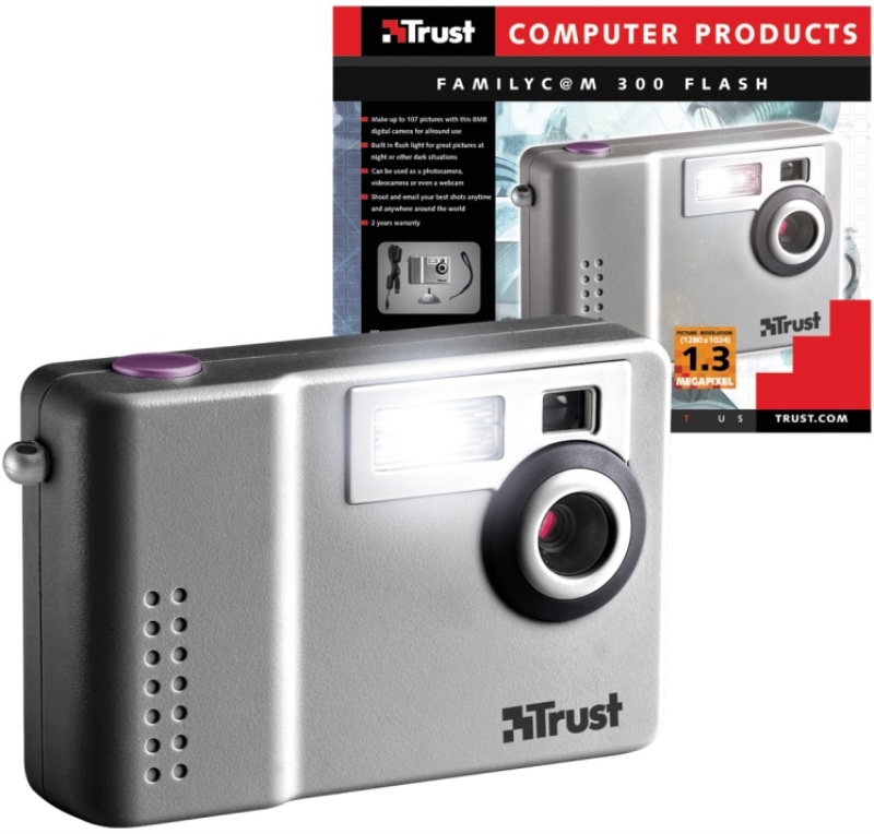 TRUST Z DIGITAL CAMERA TRUST FAMILYC@M 300 FLASH